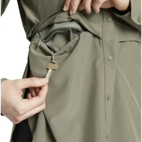 Athleta XXS olive Northstar Shirt - Picture 3 of 8